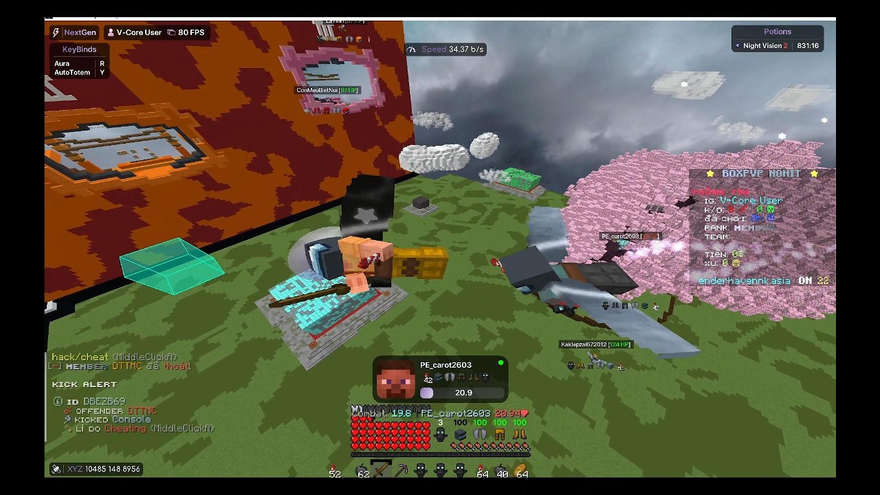 ThunderhackNextgen - ElytraTarget modules