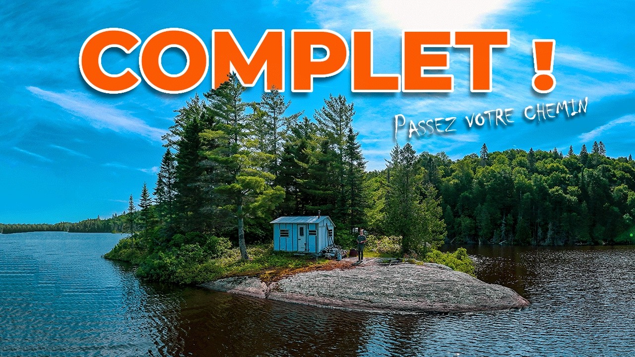 RETOUR - La première île où j'ai campé!