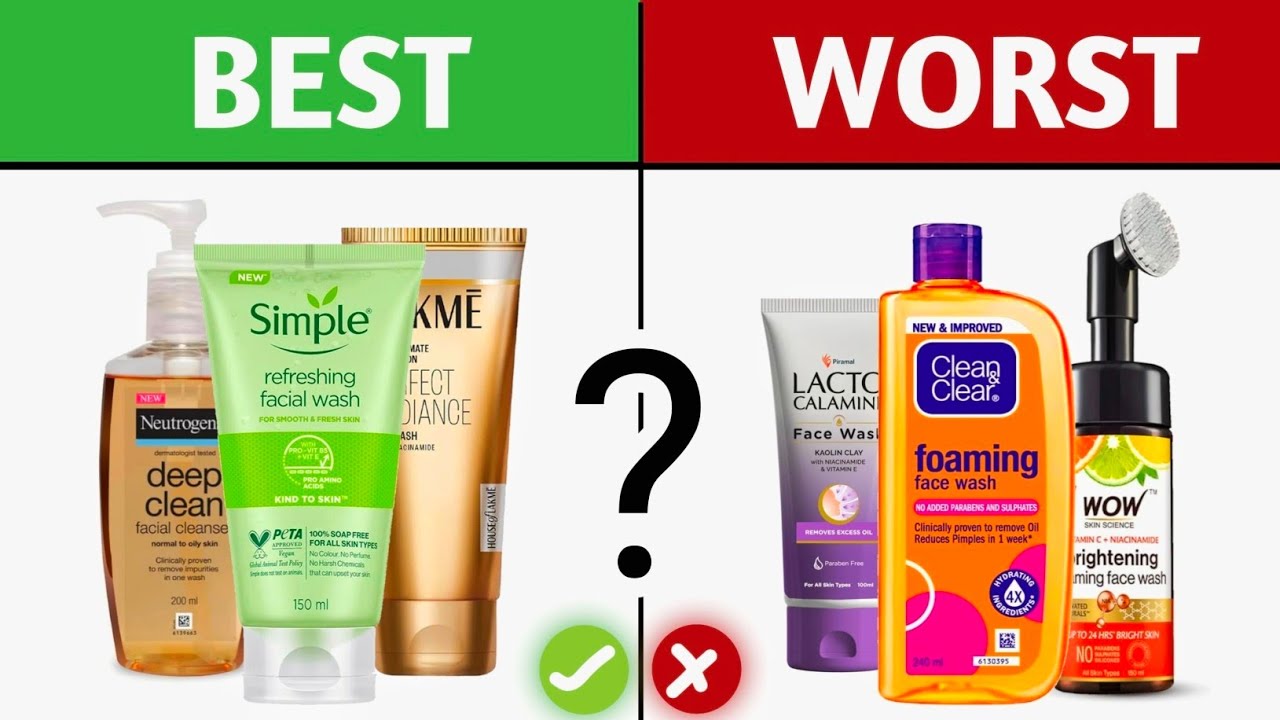 Ranking Best To Worst Face Washes With Memes