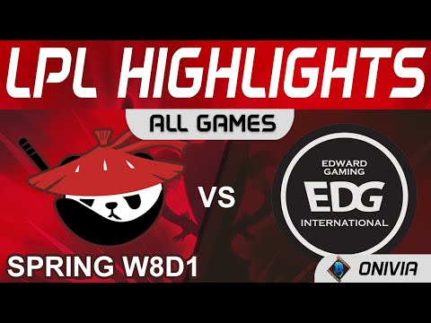 AL vs EDG Highlights ALL GAMES LPL Spring Season 2022 W8D1 Anyone's Legends vs EDward Gaming by Oniv