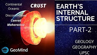 Internal Structure of the Earth | Part-2 | Crust | Discontinuities | Geology | Geography | UPSC