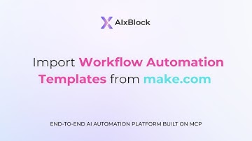 AIxBlock Demo | Import AI Workflows from Make.com to AIxBlock Instantly