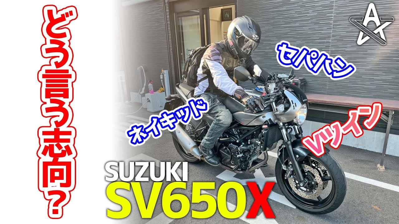 SV650X】一見チグハグなバイクに乗ってみたらあまりの出来に言葉を失い