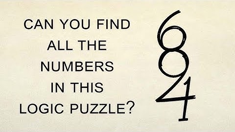 How Many Hidden Numbers Can You Find In This Logic Puzzle | IQ Personality Test