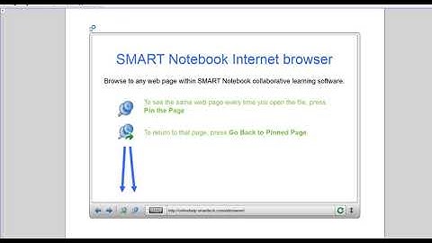 SMART Notebook   Internet Browser
