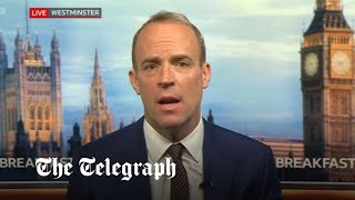 video: Watch: The moment Dominic Raab is wrong-footed by Lord McDonald's letter on Chris Pincher