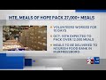 MTE, Meals of Hope pack thousands of meals