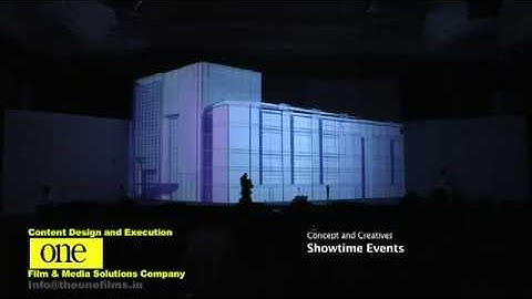 Launch of DLF Mall of India 3D Projection Mapping