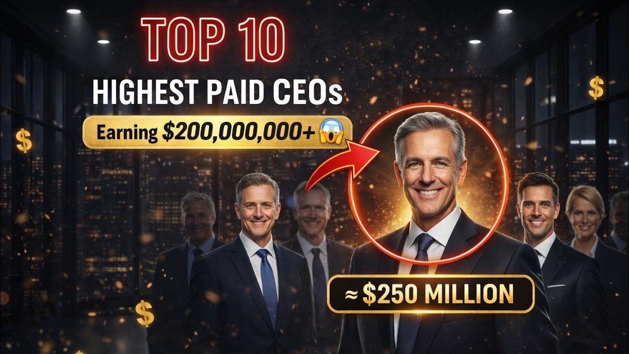 Top 10 Highest Paid CEOs in the World! (2025 Edition)
