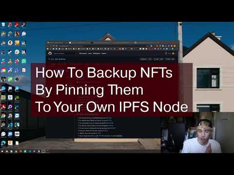 How to Backup NFT Files with IPFS Pinning (ft. hic et nunc)