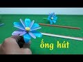 Hoa Ống Hút - Cách làm hoa Cúc Ống Hút đơn giản