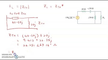 Maximum Average Power Transfer #3