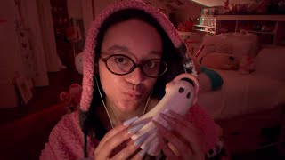 ASMR | Whispering while tapping on fall items 🍂