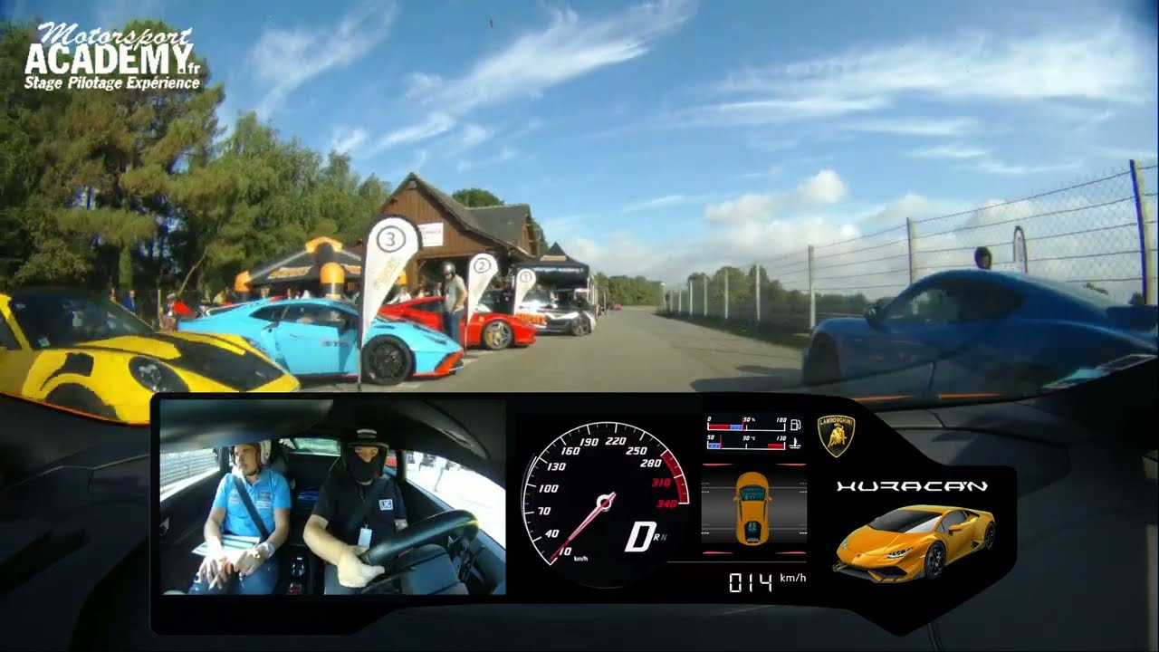 Loheac 16/07/2023 Lamborghini Huracan.Stage de pilotage Motorsport Academy