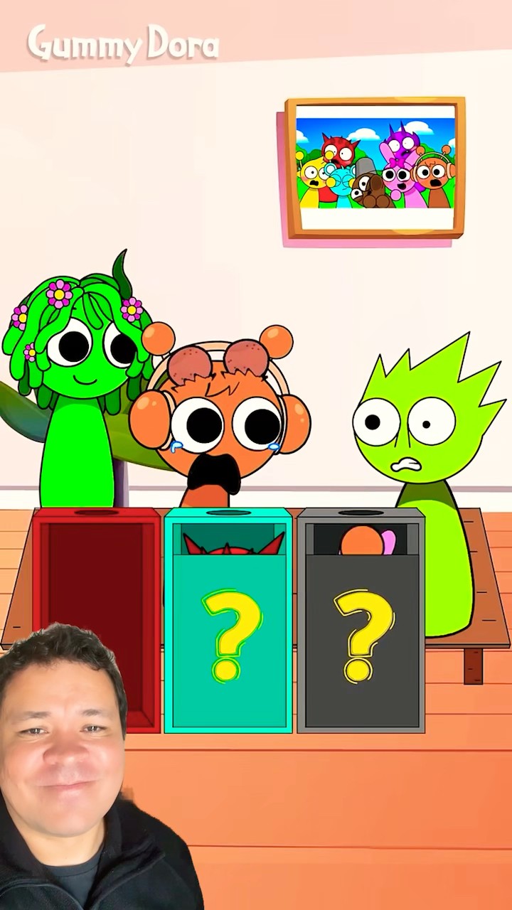 BRINCADEIRA DA CAIXA MISTERIOSA #mayumigames #sprunki #shortsvideo #youtubeshorts