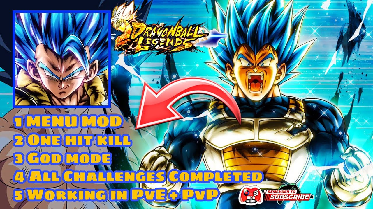 Dragon Ball Legends MOD APK (Menu, One Hit/God Mode) YouTube