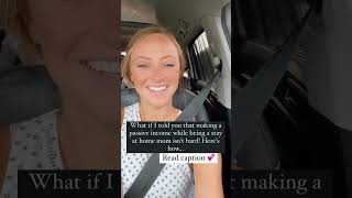You can make a passive income while being a stay at home mom  #sidehustle #digitalmarketing