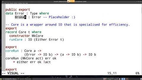 Edwin Brady: The implementation of Idris 2,  Lecture 2