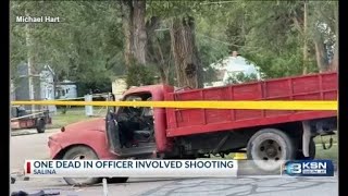 One dead after chase, officer-involved shooting in Salina