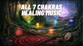 All 7 Chakras Healing Music — Root to Crown Full Alignment Dark Meditation Journey