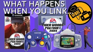 GC-to-GBA Link - Tiger Woods PGA Tour 2004, What happens when you link a GBA? #GCtoGBA #LinkItUp