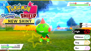 First Shiny Pokemon of Isle of Armor