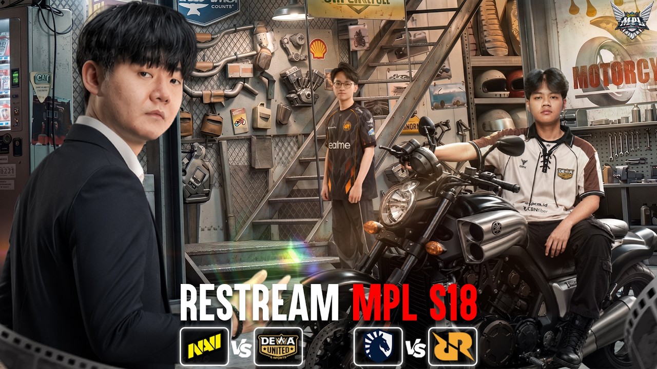 NAVI VS DEWA, TLID VS RRQ HOSHI, RRQ TORA VS SRG. MPL S18 WEEK 4 DAY 1
