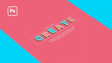 Quick Photoshop Tutorial: Isometric Text Effect V#2