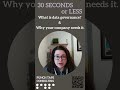 30 Seconds or Less #12   What is data governance  #datagovernance