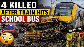 4 Dead in Belgium Horror Crash  Train Hits School Bus – Investigation Underway