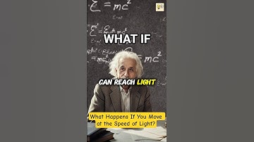 “What Happens If You Move at the Speed of Light?#ScienceFacts #Einstein #SpeedOfLight #SpaceTime