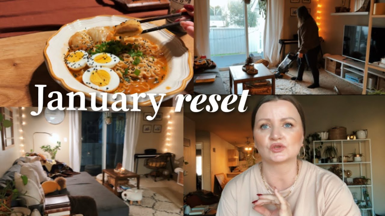 January HOME RESET | clean & organize with me with chatting 