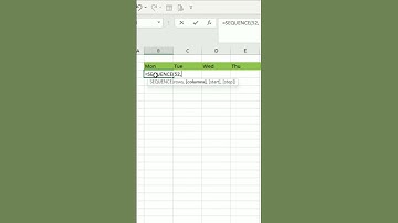 Excel tip | How to make a calendar in excel? | #shorts #excel
