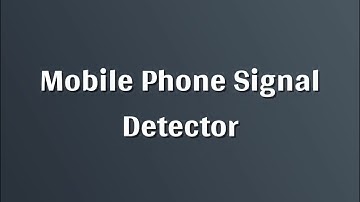 Demonstration of a simple Mobile Phone signal Detector || Simple Breadboard project🔥