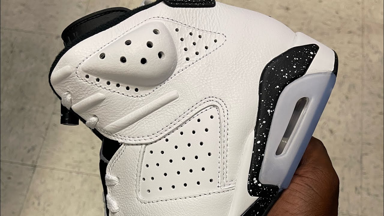 NIKE★AIR JORDAN 6★WHITE AND BLACK 2024 AIR JORDAN 6 “WHITE BLACK” AKA THE PEE WEE HERMAN SHOE