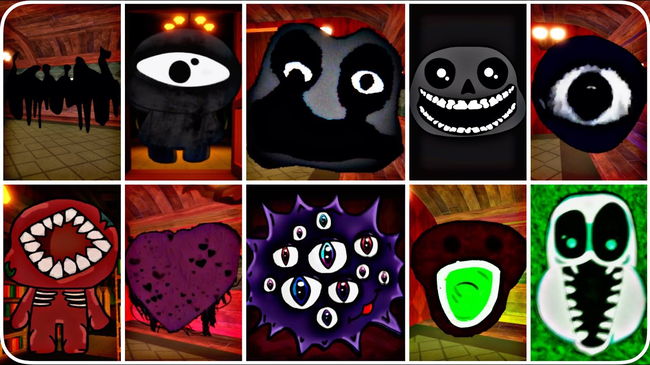 Roblox Concepts for DOORS vs DOORS but Kawaii ALL JUMPSCARES YouTube