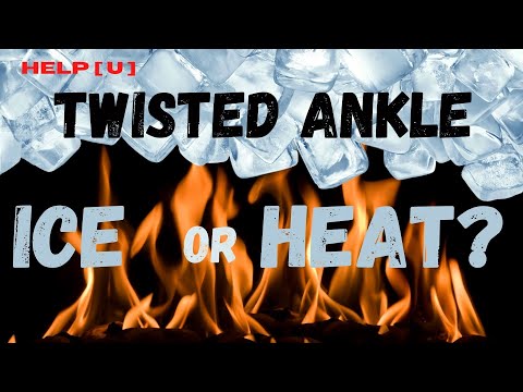 Physical Therapy Doctor Explains When to ICE or HEAT for Sprained Ankle | Its NOT what you think