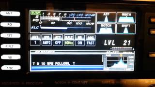 Yaesu FTDX3000 decoding CW