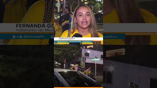 Abelardo de la Espriella supporters celebrate in Medellín after election results