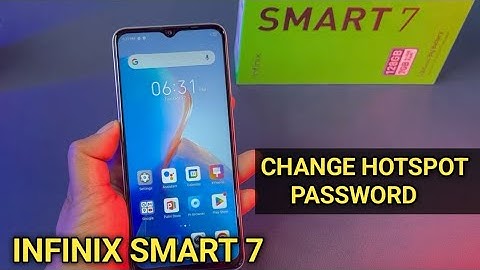 How to change hotspot password infinix smart 7, hotspot password kaise pata kare infinix smart phon
