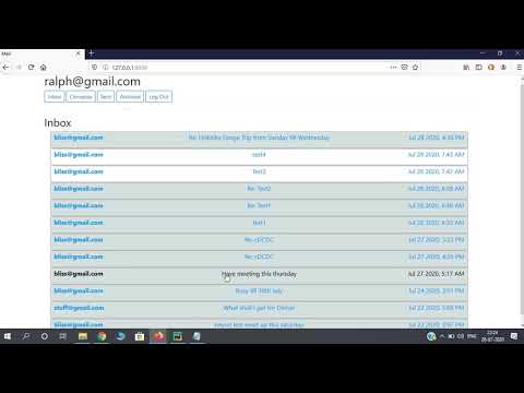 CS50 Project 3: Mail (Python Djanjo,Javascript)