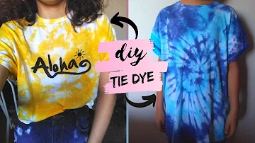 Qual a melhor forma de fazer tie dye?