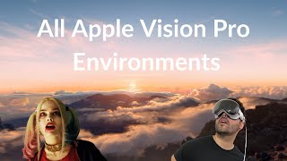 All of the Apple Vision Pro Environments