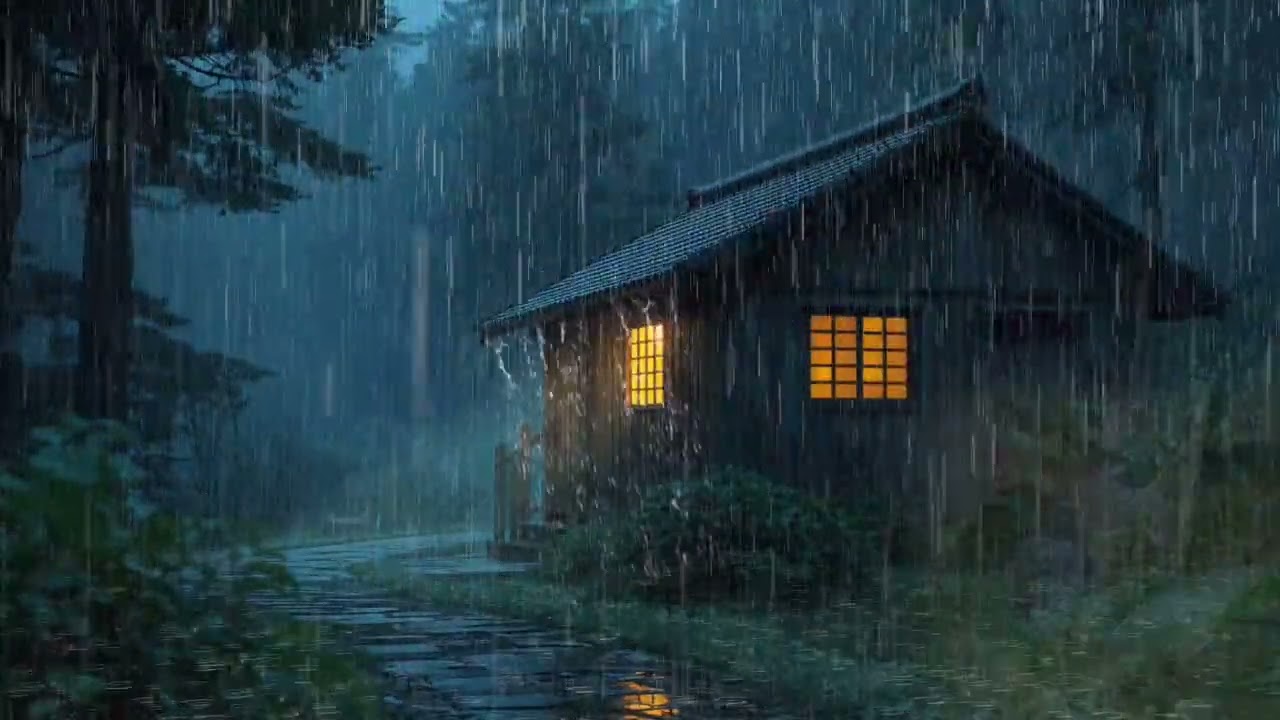 Beat Insomnia Tonight with Relaxing Rain and Thunder Ambience