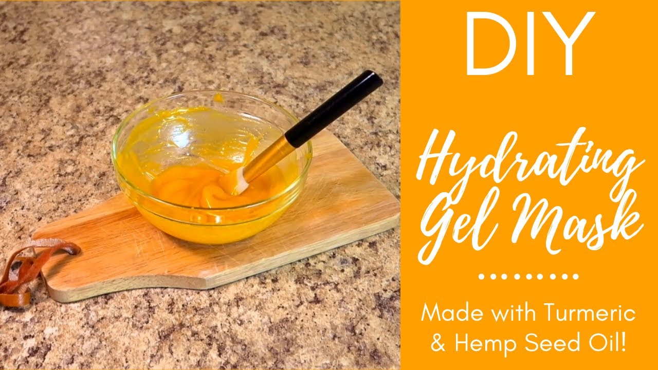 DIY Hydrating Turmeric Gel Mask With Aloe All Natural for clear