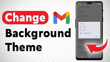 How To Change The Background Theme In Gmail