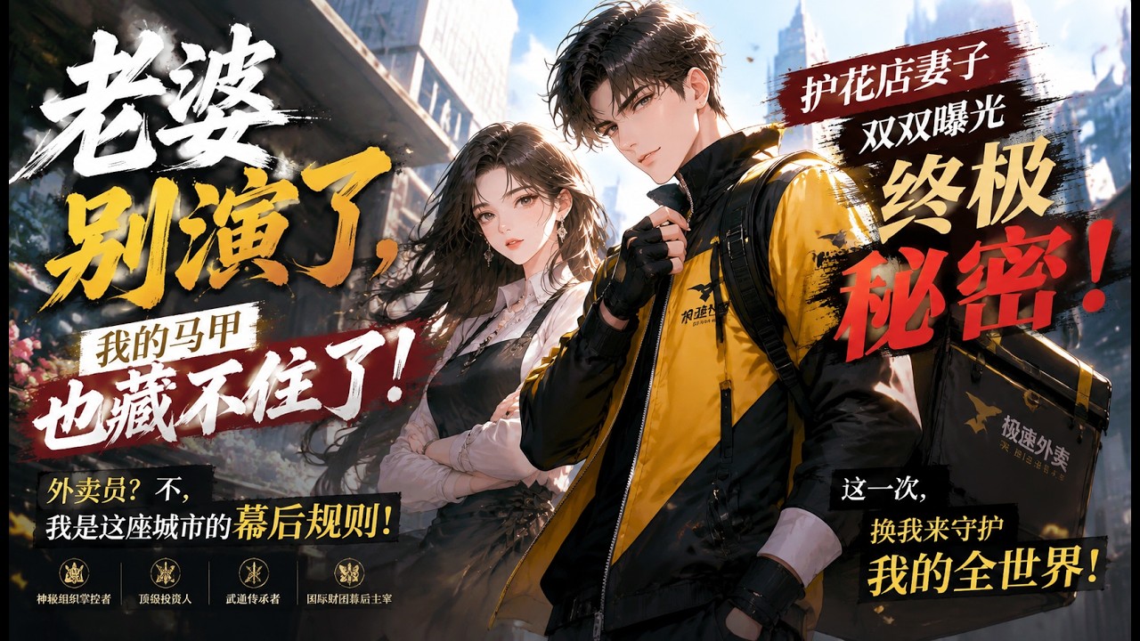 💥【爆劇速推】《老婆别演了，我的马甲也藏不住了》外卖员强者藏马甲，护花店妻子，双双曝光终极秘密 #漫劇 #真人劇 #短劇 #夜夜劇場 #末世 #热门 #逆袭