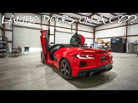Lambo Doors on a C8 Corvette? Here’s What It Really Looks Like
