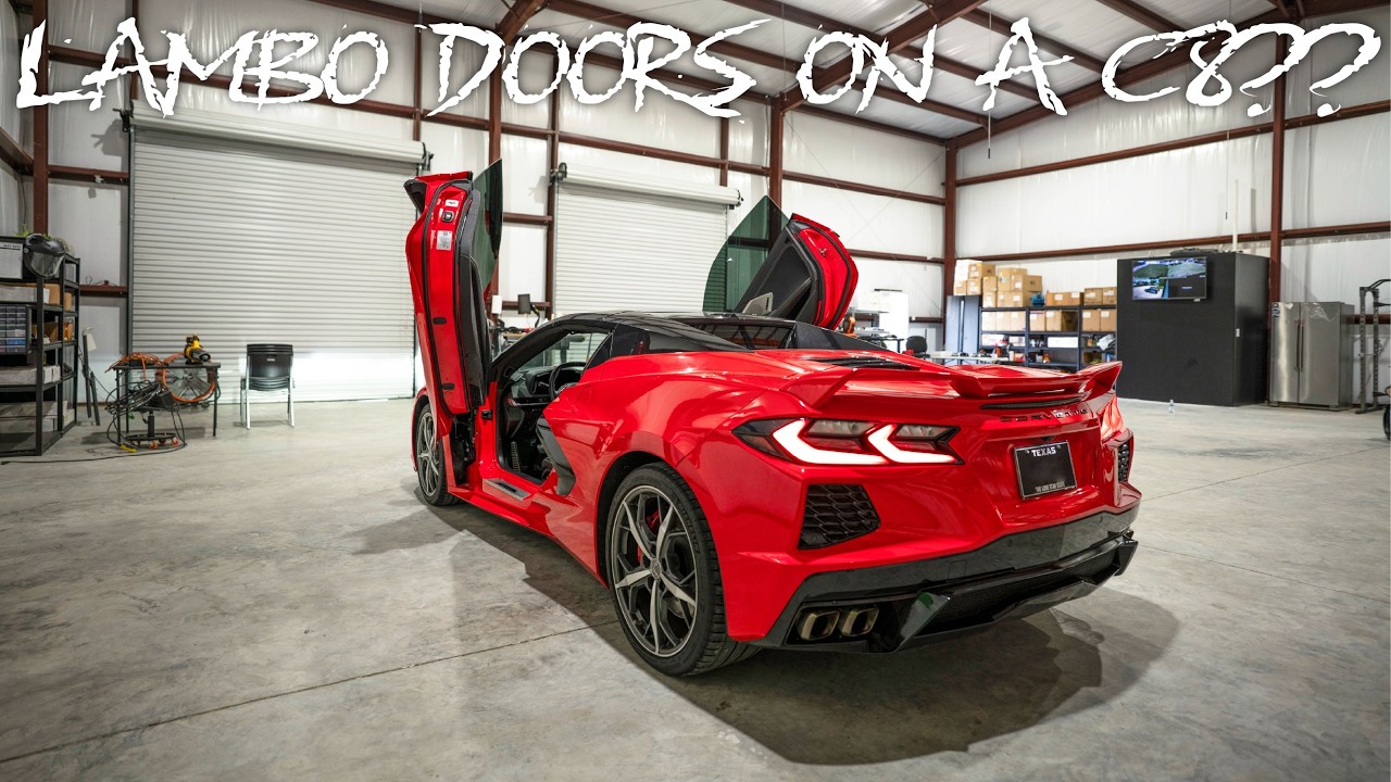 Lambo Doors on a C8 Corvette? Here’s What It Really Looks Like