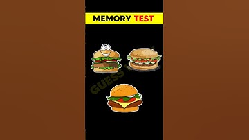 Memory Test ➡️19 | Riddles And Puzzles For Iq Test #shorts #braintest #riddles #ytshort #guesswhat
